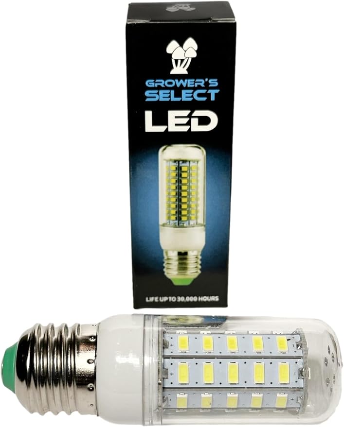 Grower's Select E26 LED Light | Mushroom Lighting Kit | with Socket Adapter