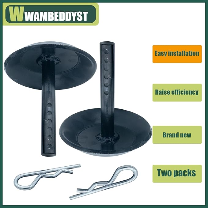 2205071 2208864 Snow Plow Skid Shoe Blade Protector Skid Shoe Replacement 2205071 2208864 (2-Pack)