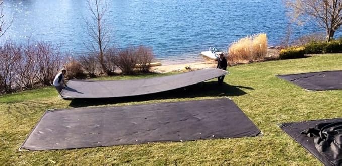 LakeMat-Pro - Lake and Pond Weed Mat for a Natural, Weed-Free Bottom – Easy and Safe Weed Control