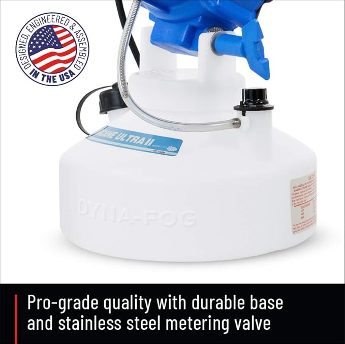 Hurricane Ultra II Corded ULV Hand Carry 1-Gallon Fogger Adjustable Particle Size 10-50 Microns