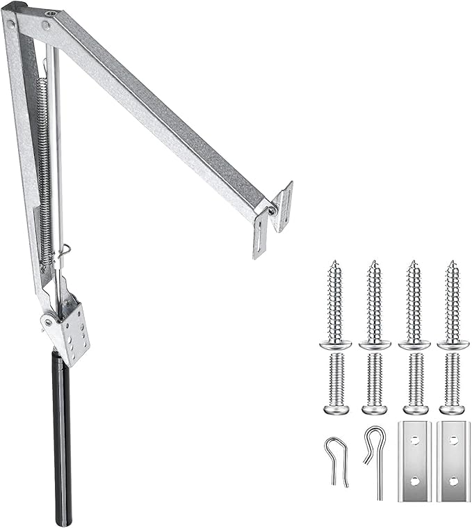 CHANGE MOORE Auto Vent Opener Automatic Greenhouse Window Opener Roof Vent Opener Auto Vent Kit Sensitive Gardening Tools Automatic Greenhouses Supplies (1Pack Single Spring Up to 33lbs)