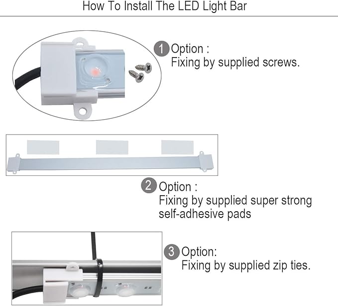 Grow Light Strip Kit 45W, 4 pcs 16 Inches LED Grow Light Strips with Extension Cables, Mounting Accessories for Greenhouse, Grow Shelf. Perfect for Indoor Growing-(4-Strip-Kit)