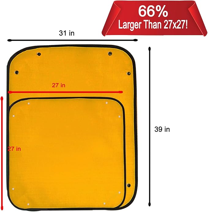 39" x 31" Thickened Repotting Mat for Plant Transplanting and Potting Soil Mess Control Waterproof Tray, Succulent Pots Portable Gardening Mat, Protect Nail Gloves, Best Gifts for Gardeners