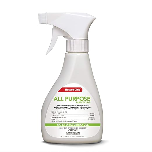 Nature-Cide All Purpose Spray - for Roach, Spider, Mosquito and Ant. Keeps Your Home Safe. No Strong Odor. 8 oz