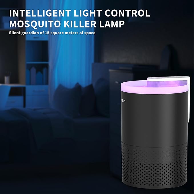 NEXLY MK029 Bug Zapper Trap Indoor Mosquito Zapper Mosquito Killer Fly Traps Flying Insects Zappers Indoor Home UVA Zapper for Bedroom, Livingroom,Studyroom