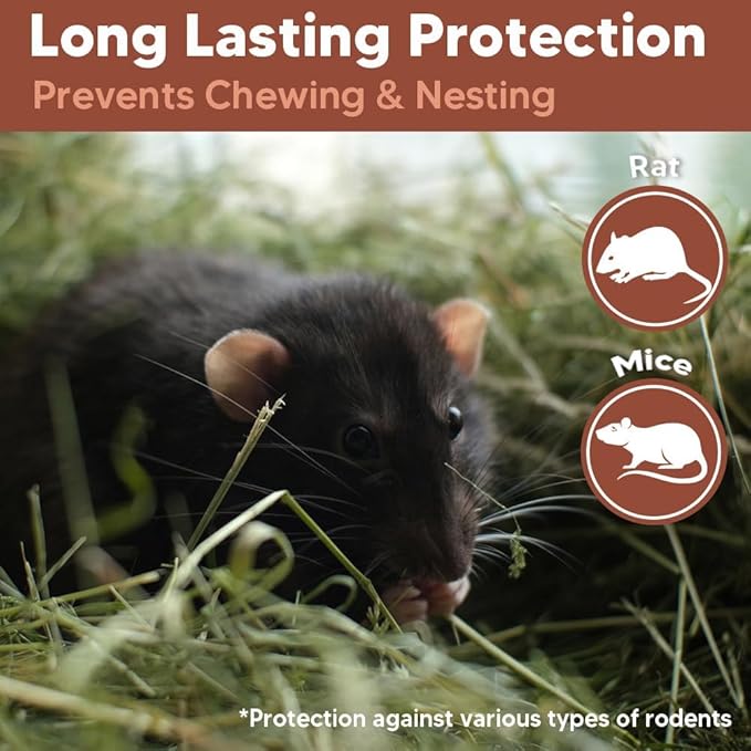 Rodent Repellent, Mouse Repellent, Rat and Mice Repellant Indoor/Outdoor, Peppermint Balls for Rodents, Mouse Deterrent That Works Indoor for Home 8-Pack