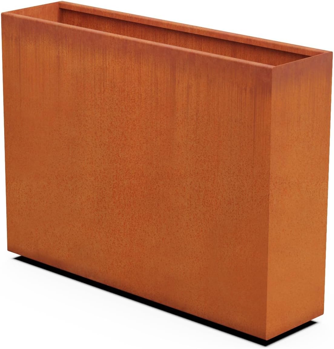 Large Rectangular Planters for Outdoor Plants - 48x12x36 Inch Corten Steel Planter, Extra Large Outdoor Planter Box for Patio Privacy Screen, Metal Planter Rectangle