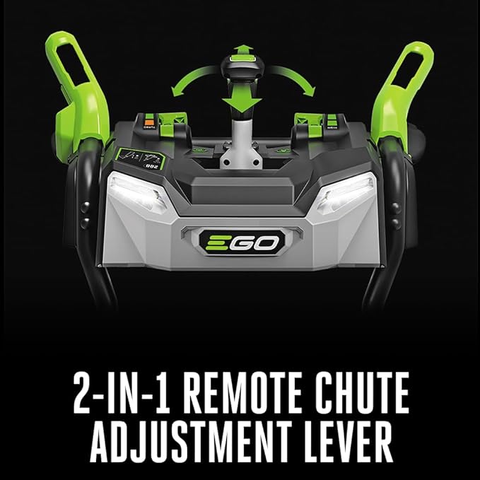 EGO Power+ 24" Electric Snow Blower, Cordless Self-Propelled 2-Stage XP, Includes (2) 56 V 10.0Ah Batteries and Dual Port Charger - SNT2416