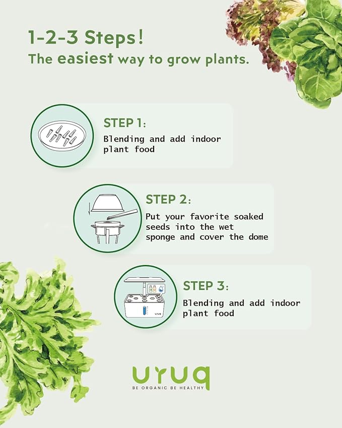 188Pcs Hydroponic Pods Supplies: Grow Anything Kit with 45 Grow Sponges, 45 Grow Baskets, 45 Grow Domes, 45 Pod Labels, 8 A&B Plant Food - Compatible Hydroponics Growing System Most Brands