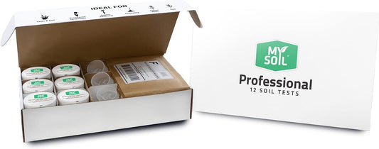MySoil Soil Test Kit 12 Pack, Grow The Best Lawn & Garden, Complete & Accurate Nutrient and pH Analysis with Recommendations Tailored to Your Soil and Plant Needs