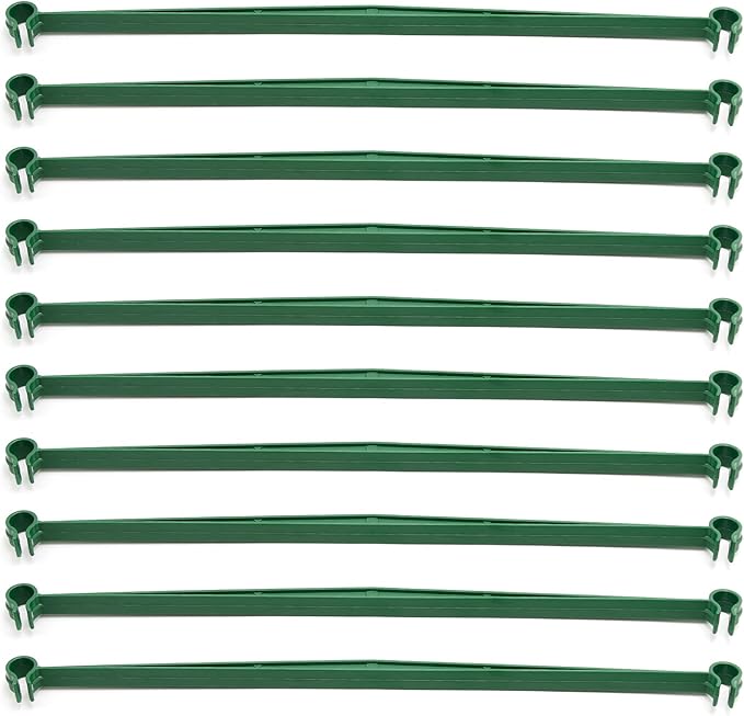 100PCS Stake Arms for Tomato Cage,11.8 Inches Expandable Trellis Connectors for Climbing Plants, Tomatoes Stakes, Vegetables(No Stake, Bayonet Diameter: 11 mm)