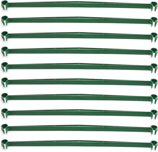 100PCS Stake Arms for Tomato Cage,11.8 Inches Expandable Trellis Connectors for Climbing Plants, Tomatoes Stakes, Vegetables(No Stake, Bayonet Diameter: 11 mm)