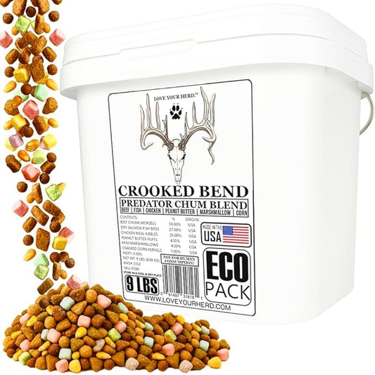 Chum Predator Blend, Lure Coyote, Raccoon, Opossum, Fox, Skunk, Mink, Weasel, Bobcat, Weasel, Black Bear, Feral Cat, Wild Dog, Hog & Bait Wild Game Animals