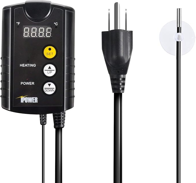 iPower 48" x 20" Waterproof Durable Seedling Heat Mat with Controller Warm Hydroponic Plant for Indoor Gardening Germination Starting, 2 Pack