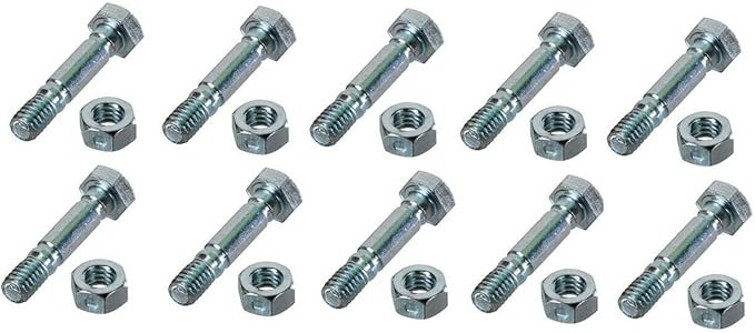 replace 303160355 for Ariens 5/16th Deluxe Snow Blower Shear Bolt 1.31" Length (10 PCS)
