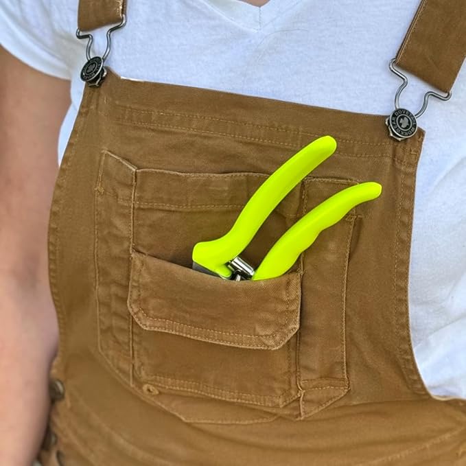 Foxglove 8.5" Garden Shears – Professional Bypass Pruners with Japanese High Carbon Steel Blades, Hand Pruners with Ergonomic Grip, Garden Clippers, Pruning Shears Heavy Duty