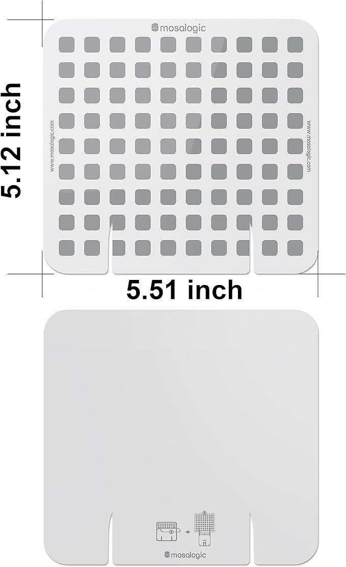 Mosalogic Updated Fly Trap Refills Sticky Card Replacement Glue Cards for Flying Insect Trap indoor-5pack (No Device)