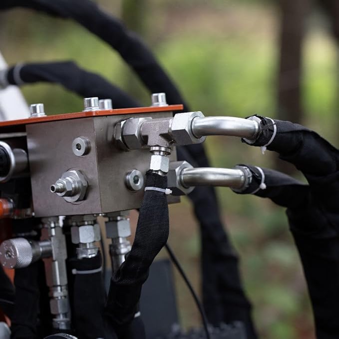 Titan Attachments 14-25 GPM Hydraulic Flow Stump Grinder Attachment for Skid Steer