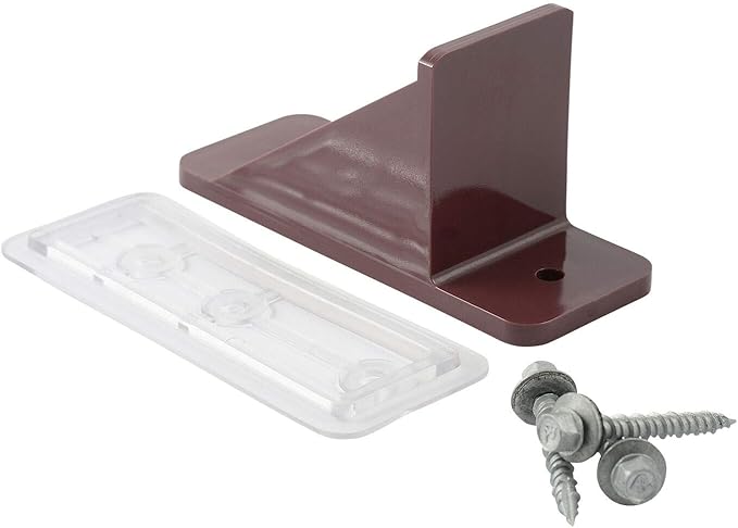 Color 50 Qty Commercial Bulk Pack (Snow Guards, Perfect Seal Gaskets & Screws) - Stop Snow from Sliding Off Your Metal Roof Snow Guard Block Stops Breaks (Burgandy)