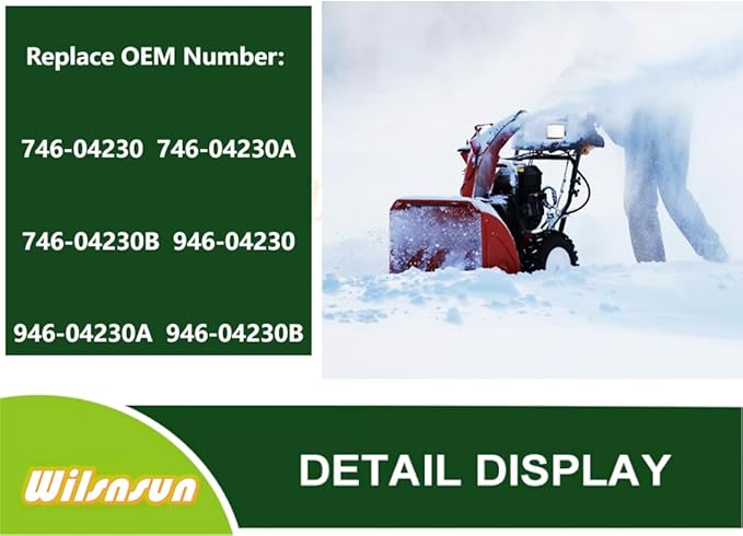 946-04230B 746-04230B Auger Clutch Cable for MTD Craftsman Troy-Bilt Cub Cadet Snow Blower 946-04230A 946-04230 746-04230 Clutch Cable