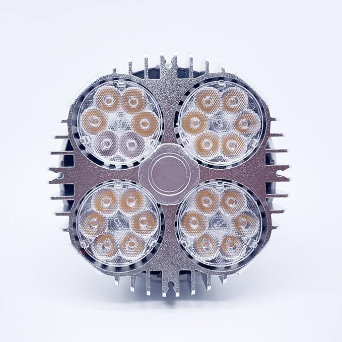 E26 35w Par30 LED Bulb (100 WATT Equivalent) 3000K 3400lm 25 Degree Indoor Spotlight with Cool Fan for Jewellery Clothing Store (Warm White)