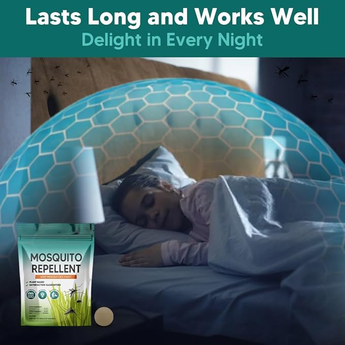 Mosquito Repellent Outdoor Patio, Indoors Mosquitoes Repellent, Natural Mosquito Deterrent for Kids/Adults, Mosquito Repellant, Mosquitoes Control for Camping/Patio/Yard/Travel 8P
