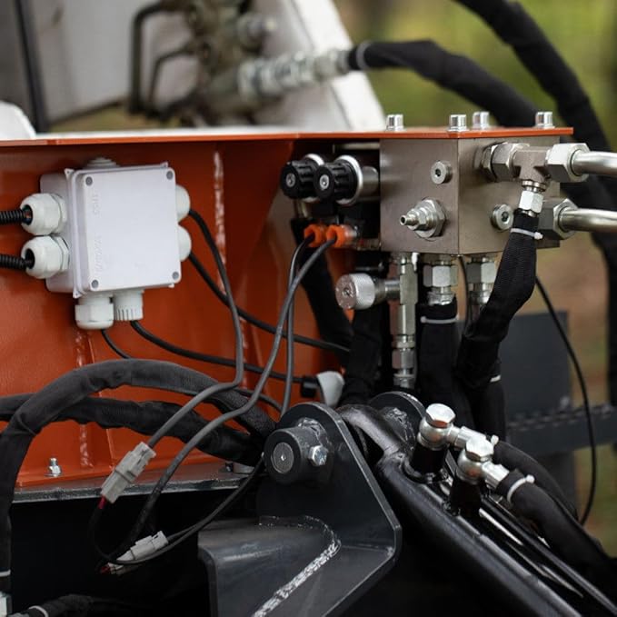 Titan Attachments 14-25 GPM Hydraulic Flow Stump Grinder Attachment for Skid Steer