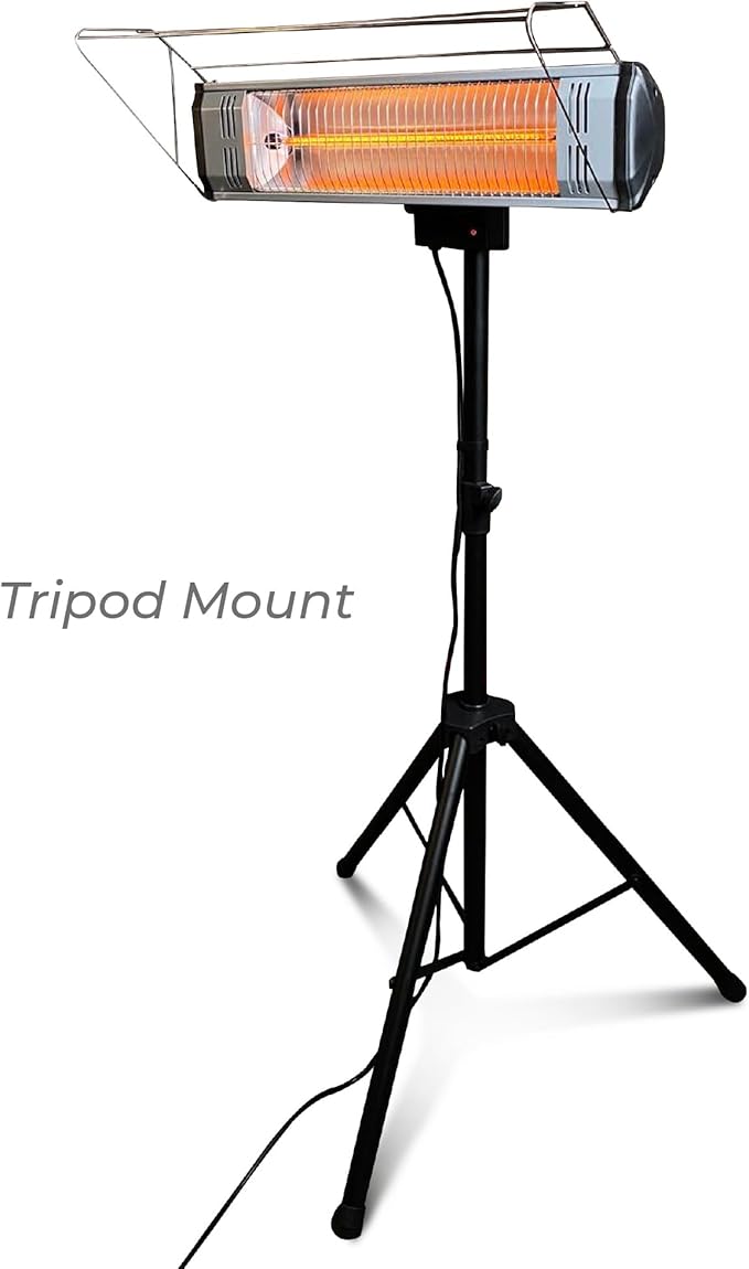Heat Storm Tradesman 1500 Watt Infrared Heater Tripod Combo, Remote