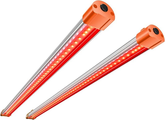 Spider Farmer SUPP-R30 Red LED Grow Light Bars 23.6" Long, 660nm Deep Red Supplemental Light for Indoor, Grow Tents