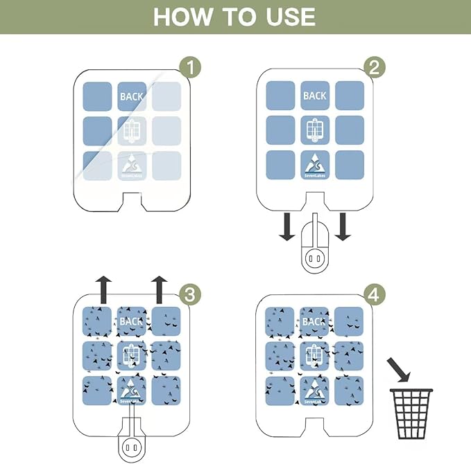 36 Pcs Sticky Refill Glue Cards, Compatible with Safer Home SH502, Dynatrap DT3005W-DS3, DT23005-06, Targets Moth, Fly, Mosquito, Gnat and More, Safe and Super Sticky (Matcha Green)