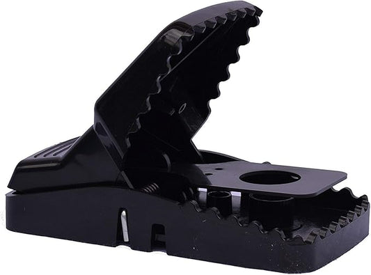 Rat Snap Traps by Eco Pro Pest Control | 6-Pack Snapping Rat Traps with Teeth | Reusable Rodent Trap for Indoor & Outdoor Use | Easy Set Up, Quick, & Powerful Rat Trap with a No-Escape Rat Trap Snap