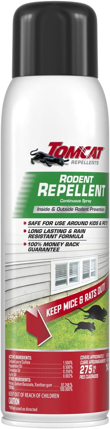 Tomcat Repellents Rodent Repellent Continuous Spray, 3-Pack, 14 oz