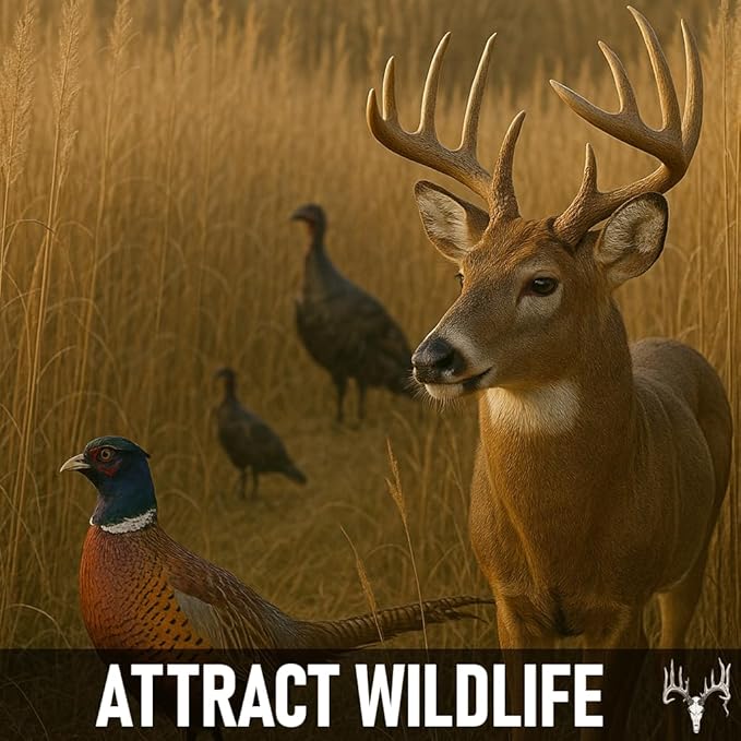 BigAzz Switchgrass Seed, Bulk RC Big Rock Variety, Extra Tall Drought-Tolerant Native Perennial Grass for Deer Habitat, Bedding Areas, Green Screens & Food Plots (2 pounds)