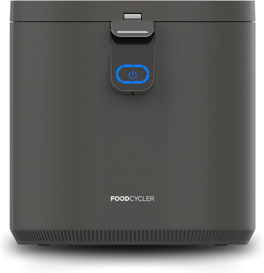 Food Cycler Eco 5 Award-Winning Kitchen Food Recycler | Indoor Composter Bin Alternative | Electric Countertop Food Disposer with Odorless 5L Indoor Food Waste Bin for Easy Waste Management | Grey