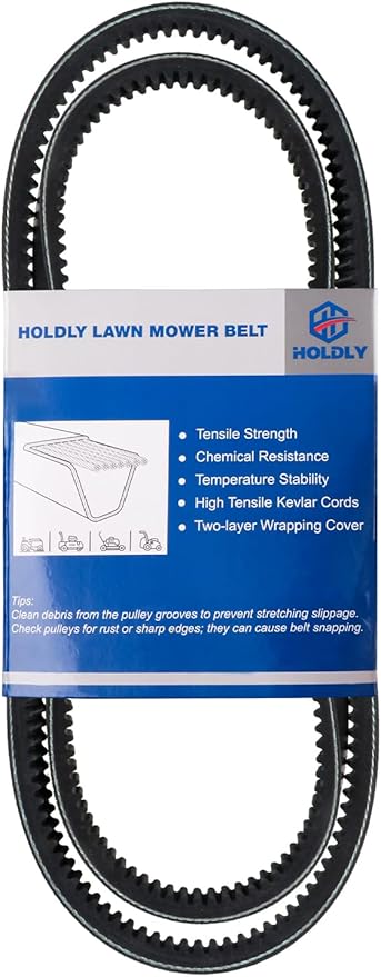 1/2 x 51'' Pump Drive Belt 603907 607400 for Hustler Raptor, Raptor Limited, Raptor SD, Raptor SDX Mowers, Lawn Mower Cogged Drive Belt Replaces OEM 607400 603907