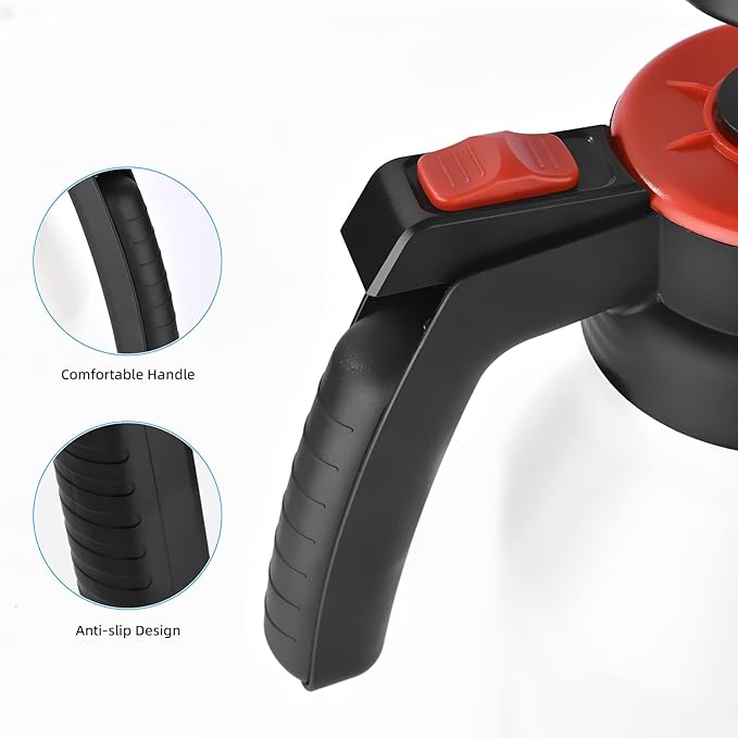 FOSHIO 0.53 Gallon Garden Pump Sprayer, 2L Portable Hand Pump Pressure Water Spray Bottles with Adjustable Nozzle Trigger Lock Sprayer for Home, Lawn and Car Detailing