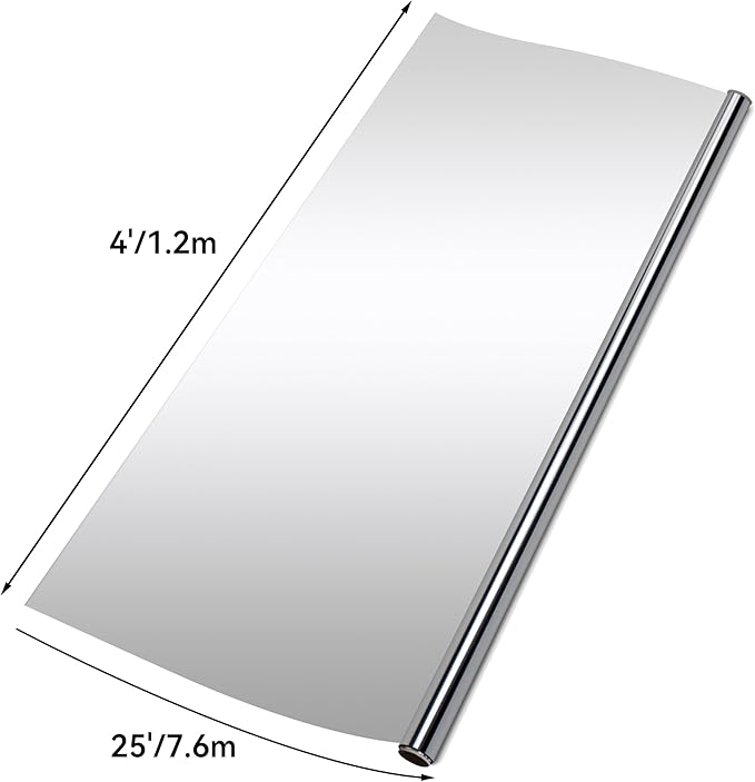 TEXALAN(R) Horticulture Highly Reflective Mylar Film Roll for Grow Room 2 Mil (4X25FT)