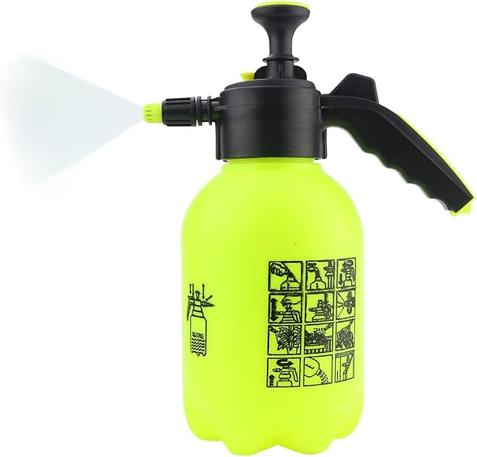 Sunnyglade Hand Held Garden Sprayer Portable Lawn Pressure Pump Sprayer Adjustable Nozzle Manual 1/2 Gallon