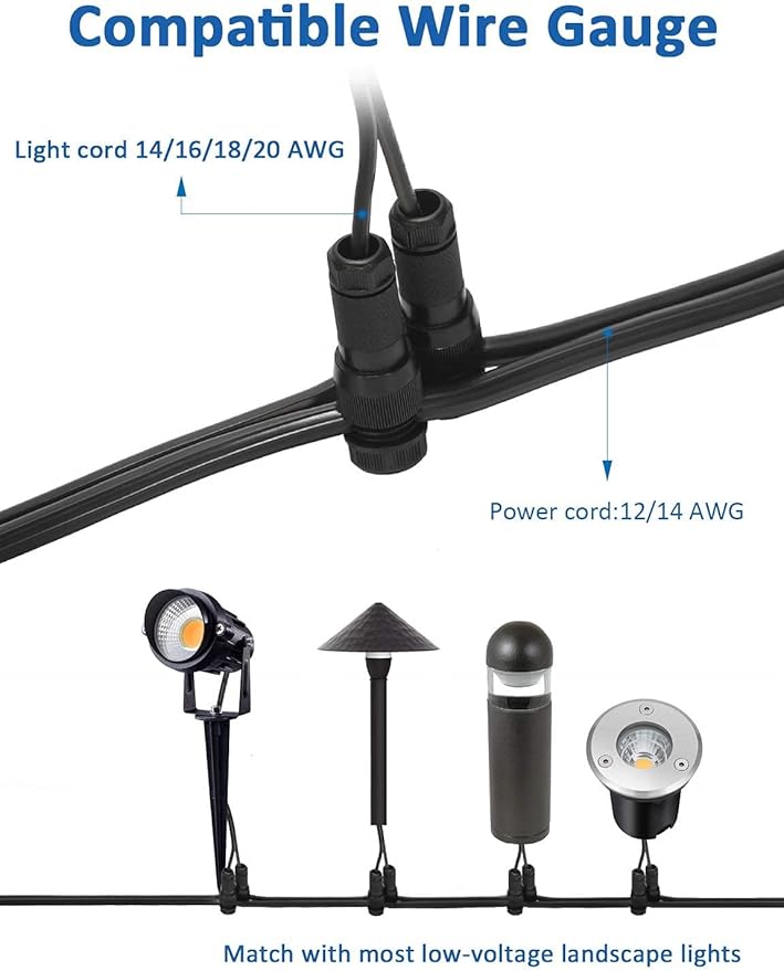 SUNVIE 24 Pack Halloween RGBW Low Voltage Landscape Lights 12W LED Color Changing Landscape Lighting with Remote Control and Wire Connectors, AC/DC 12V-24V Waterproof Outdoor Spotlight for Yard Garden