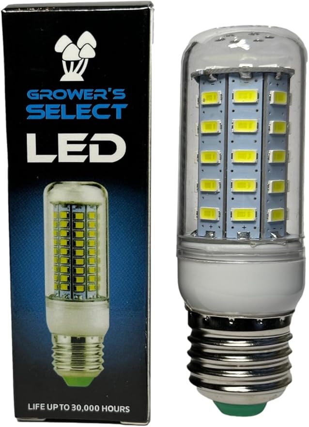 Grower's Select E26 LED Light | Mushroom Lighting Kit | with Socket Adapter
