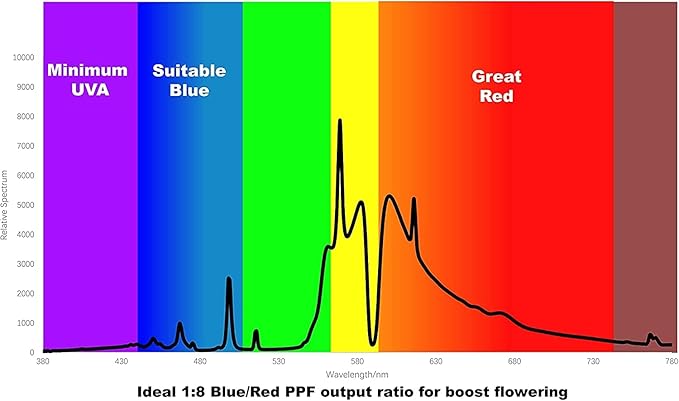 2150umol HPS 1000W DE Grow Light Bulb High Pressure Sodium Double Ended Flowering 4 Pack