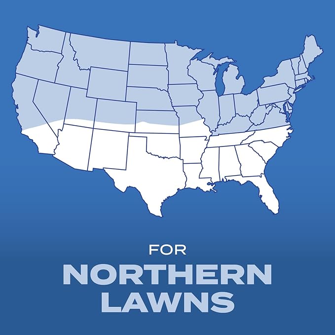 Scotts Turf Builder Grass Seed Sun and Shade Mix with Fertilizer and Soil Improver, Thrives in Many Conditions, 32 lbs.