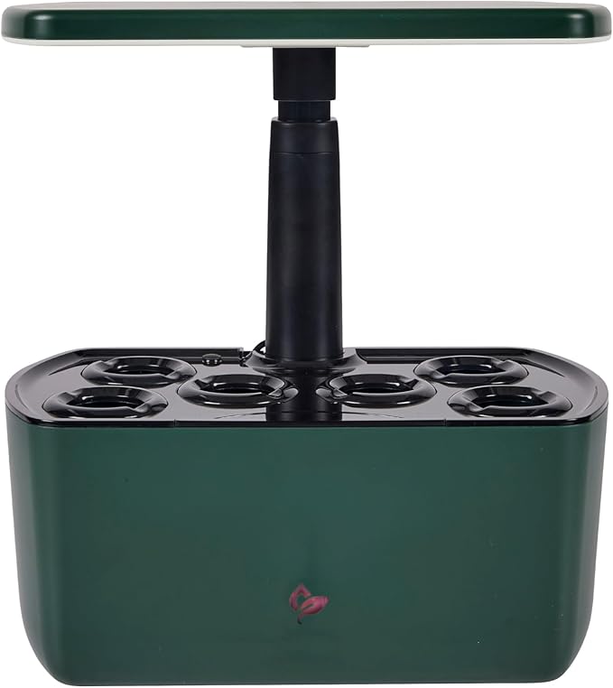 AeroGarden Harvest 2.0, Indoor Garden Hydroponic System with LED Grow Light, Holds up to 6 AeroGarden Pods, Green