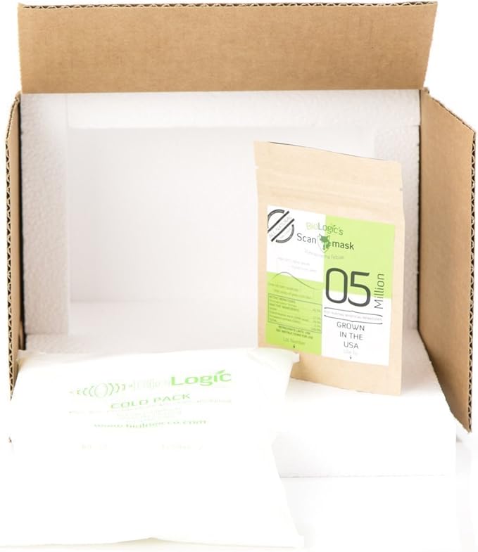 BioLogic Scanmask Steinernema Feltiae (Sf) Beneficial Nematodes for Natural Insect Pest Control, 5 Million Size