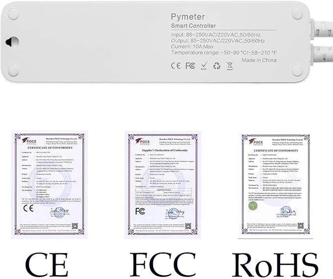 Digital Temperature Controller Dual Probe Reptile Thermostat Controlled Outlet for Terrarium Heat Mat Heating Pad, Switch Cooling Fan Freezer Fridge ON & Off at Setpoints 10A 1200W