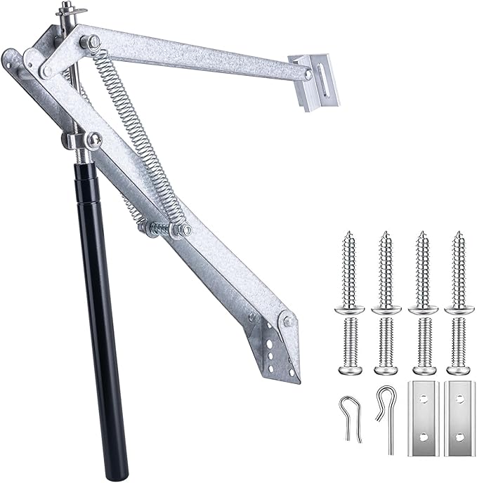 CHANGE MOORE Auto Vent Opener 1Pack Automatic Greenhouse Window Opener, Roof Vent Opener Auto Vent Kit Sensitive Gardening Tools, Automatic Greenhouses Supplies (Dual Spring Up to 33lbs)