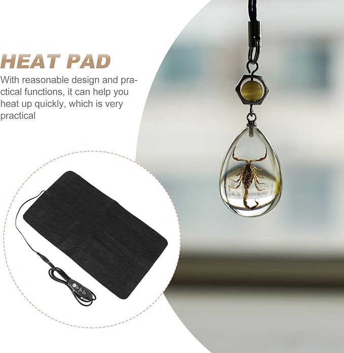 EXCEART 1pc USB Epoxy Heat Pad Efficient Curing Mat with Three-Speed Temperature Control Design for Quick DIY Heating for Epoxy Curing and Bubble Reduction