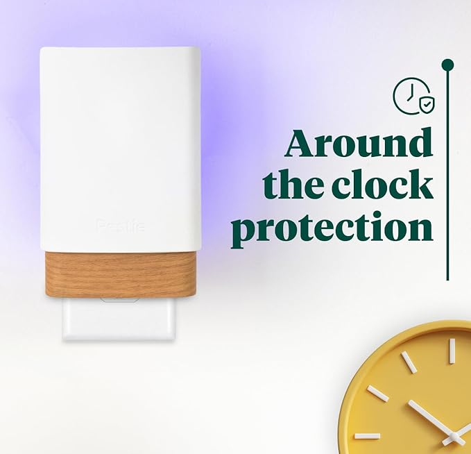 Pestie Flying Insect Trap, NanoPulse Tech Attracts & Kills Flies, Fruit Flies & Gnats, 24/7 Fly Trap with UV Light, Modern, Mess-Free Design, Easy Cartridge Swap (2 Devices & 4 Cartridges)