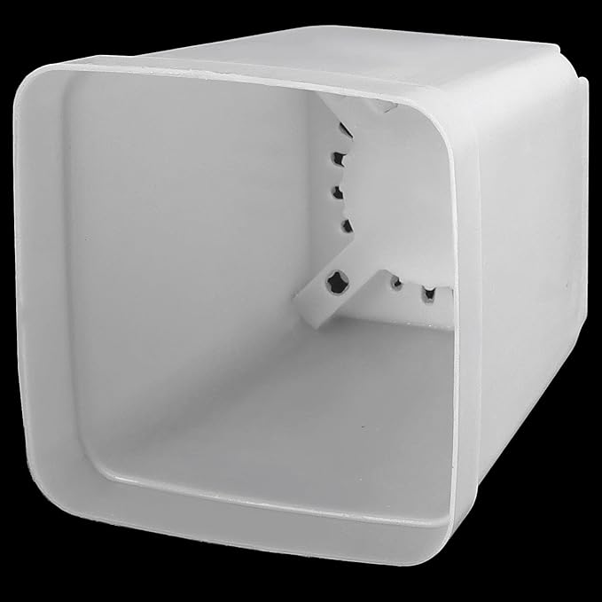 HOIGON 100 Pack 3 Inch White Square Nursery Pot, Durable Thickened Plastic Nursery Pots with Drain Holes, Small Square Planting Containers for Flower Tomatoes Basil