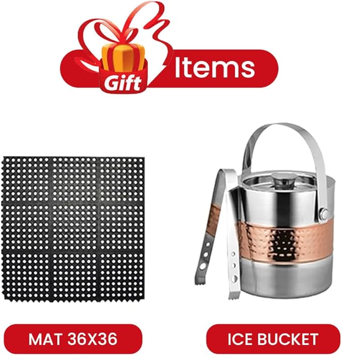 AMS Creations | Eclipse 44" Bundle Round Cast Concrete Natural Gas Fire Pit Bowl Table | Light Gray | Smooth Texture Surface | Electronic Ignition | Outdoor Patio Heater Outside Backyard Fireplace